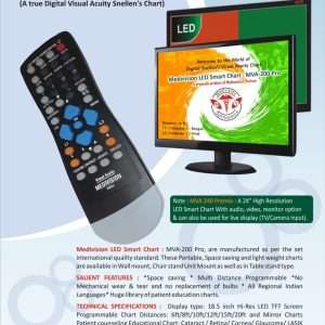 Medivision LED Smart Chart : Model MVA-200 PRO / MVA-190 PRO